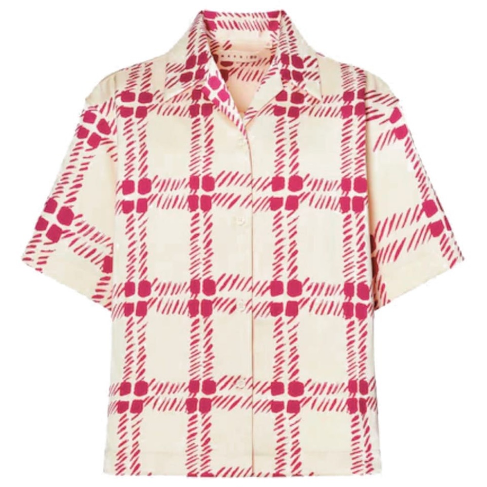 Marni x Uniqlo Button Down Short Sleeve Shirt